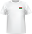 T-shirt Hongrie coeur