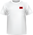 T-shirt Albanie coeur
