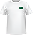 T-shirt Turkmenistan coeur