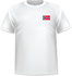 T-shirt Norway chest