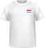 T-shirt Luxembourg chest
