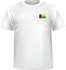 T-shirt Guinée-Bissau coeur