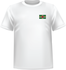 T-shirt Dominica republic chest