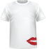T-shirt KISS Valentine's day bott.left