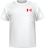 T-shirt Canada coeur