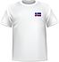 T-shirt Islande coeur