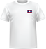 T-shirt Laos coeur