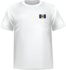 T-shirt Barbados chest