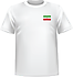 T-shirt Iran chest