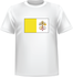 T-shirt Vatican chest