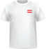 T-shirt Autriche coeur