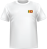 T-shirt Sri lanke coeur