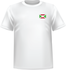 T-shirt Burundi chest