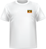 T-shirt Ouganda coeur