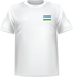 T-shirt Uzbekistan chest