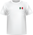 T-shirt Mexique coeur