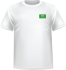 T-shirt Saudi arabia chest