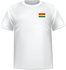 T-shirt Bolivie coeur