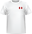 T-shirt Pérou coeur